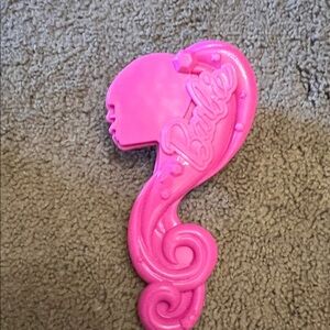 Barbie Pink Swirl Hairbrush and Curling Iron